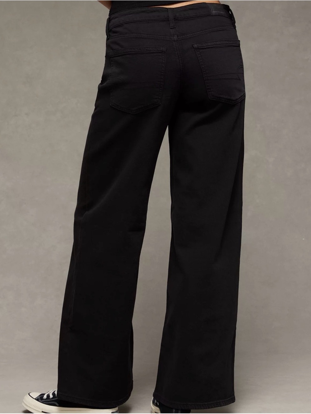 American Eagle Outfitters Black Wide-Leg Jeans - Women - Picture 2 of 5
